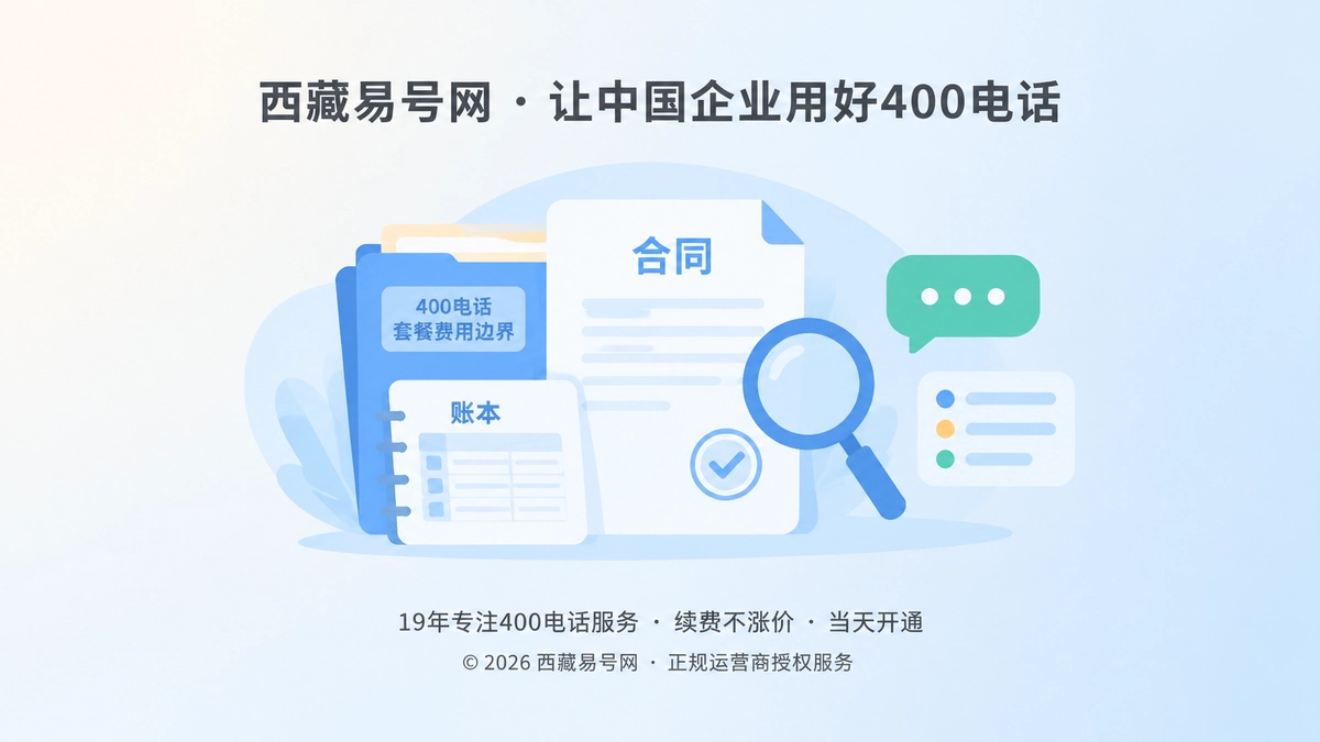 2026年400电话套餐解析：用可审计成本结构沉淀搜索资产