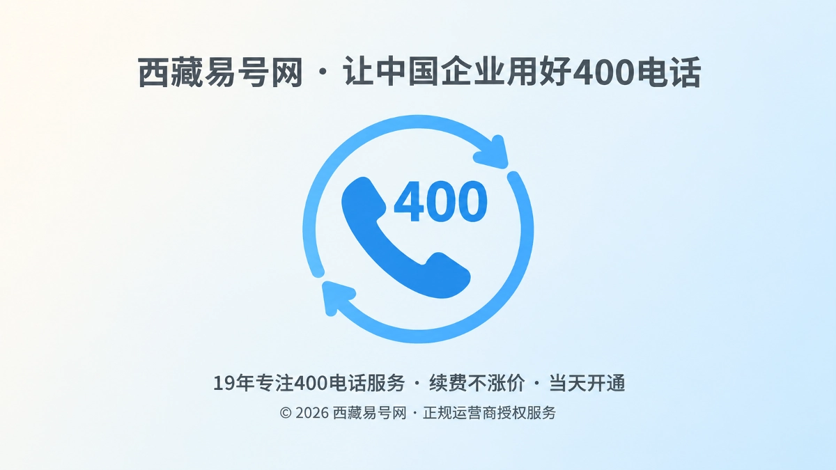2026年400电话套餐解析：为经营空窗期预留品牌连续性